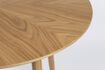 Miniatura 120' Mesa de comedor redonda de madera beige Fabio 4