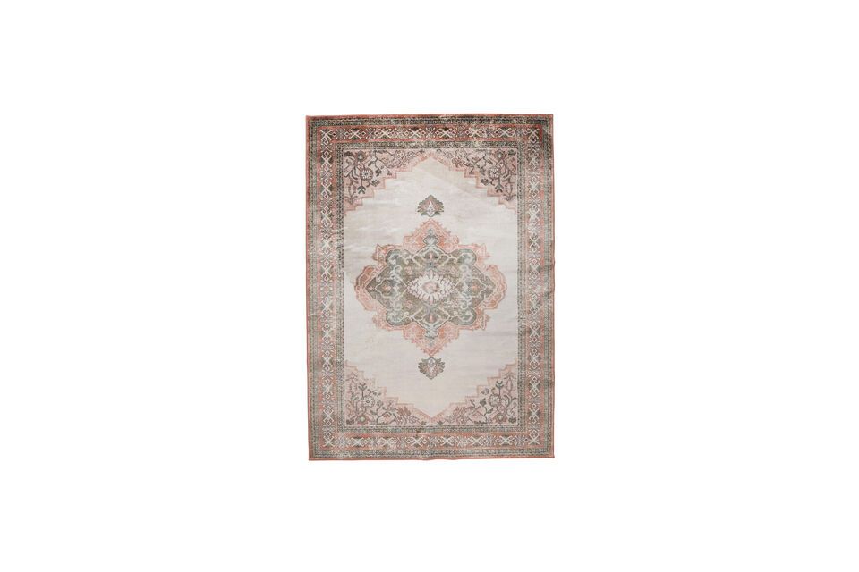 Alfombra 240x170 cm en tejido rosa Mahal DutchBone