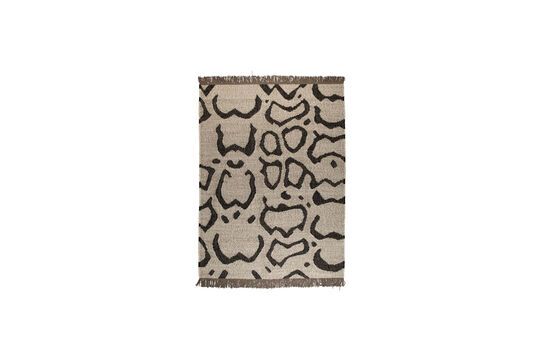 Alfombra de lana beige 170x240 cm Ayaan Clipped