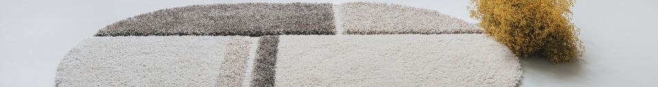 Descriptivo Materiales  Alfombra de lana gris 200x290 cm Zest