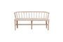 Miniatura Asiento banco de madera clara Rivershore Clipped