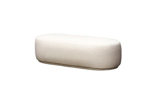 Asiento bouclette blanco Annapurna Clipped