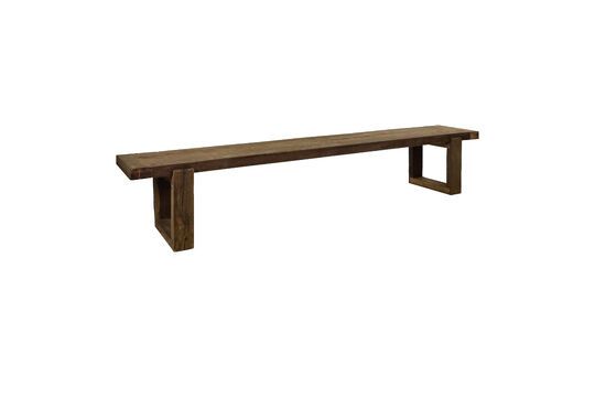 Banco grande de madera oscura Andalucia Clipped