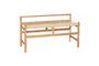 Miniatura Banco Heritage de madera de roble claro Clipped