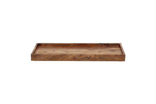 Bandeja de madera natural Manhattan Clipped