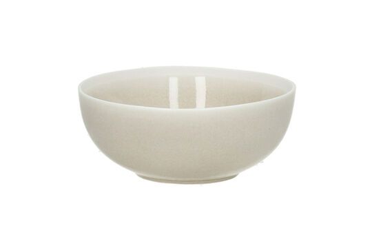 Bol de porcelana beige oscuro Biscotti Clipped