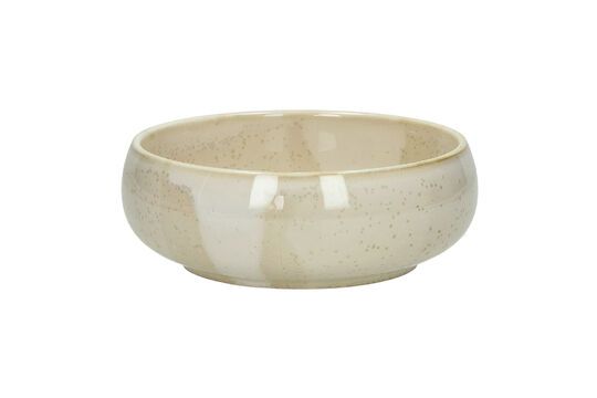 Bol de porcelana beige para cereales Nougat Clipped