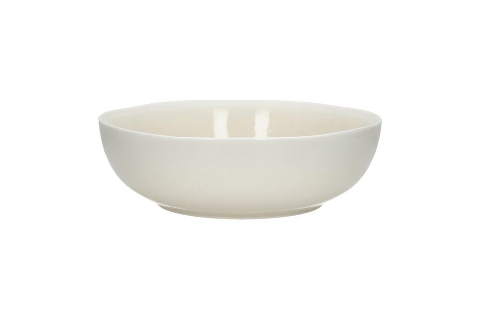 Bol de porcelana beige para pasta Biscotti Pomax