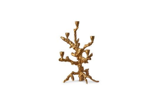 Candelabro de aluminio dorado Apple Tree