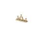 Miniatura Candelabro de aluminio dorado Snakes M Clipped