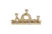 Miniatura Candelabro de aluminio dorado Snakes M 5