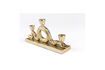 Miniatura Candelabro de aluminio dorado Snakes M 6