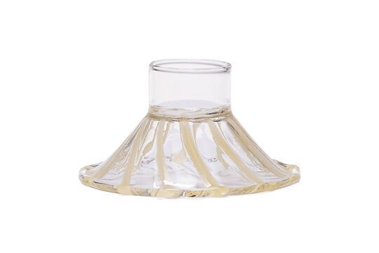 Candelabro de cristal amarillo Heir Clipped