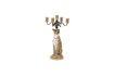 Miniatura Candelabro de resina beige Panther 4