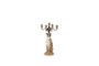 Miniatura Candelabro de resina beige Panther Clipped