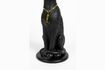 Miniatura Candelabro de resina negra Panther 9