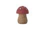 Miniatura Cesta de hierba marina roja Corintha con tapa Clipped