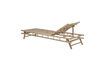 Miniatura Chaise longue de bambú Sole natural 7