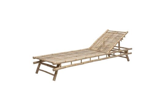 Chaise longue de bambú Sole natural Clipped