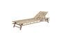 Miniatura Chaise longue de bambú Sole natural Clipped