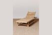 Miniatura Chaise longue de teca beige Bora-Bora 3