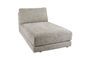 Miniatura Chaise longue Element en tejido gris Toronto Clipped