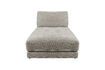 Miniatura Chaise longue Element en tejido gris Toronto 2