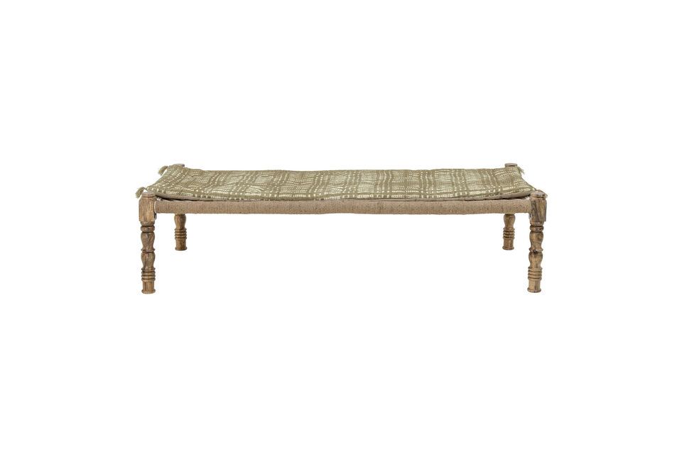 Chaise longue Paloma de madera de mango castaño Bloomingville