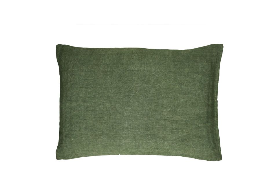 Cojín de algodón verde Basics Pomax