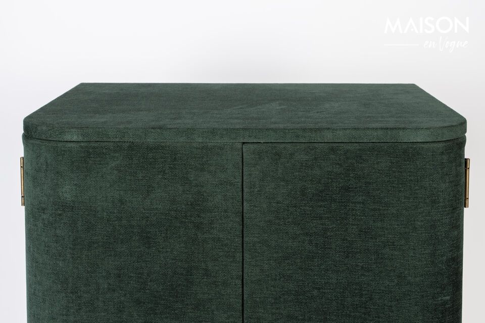 Cómoda de madera verde Cabinet - 7