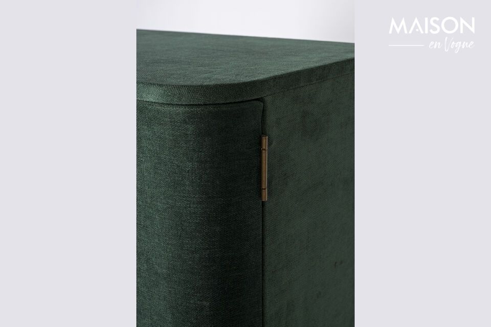 Cómoda de madera verde Cabinet - 8