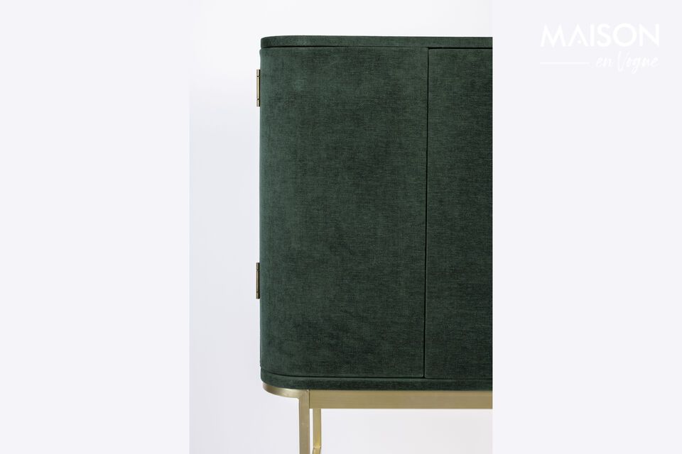 Cómoda de madera verde Cabinet - 14