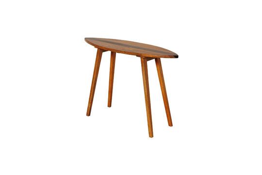 Consola de madera oscura Surf Clipped