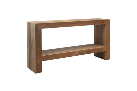 Consola de madera recuperada marrón Corsica Clipped