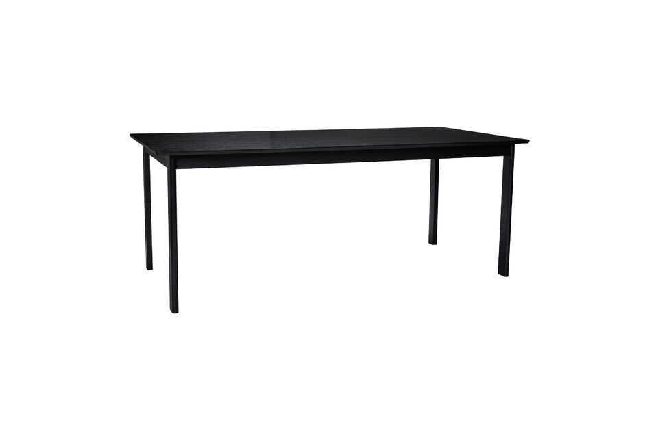 Elegante mesa de comedor de fresno negro Hübsch