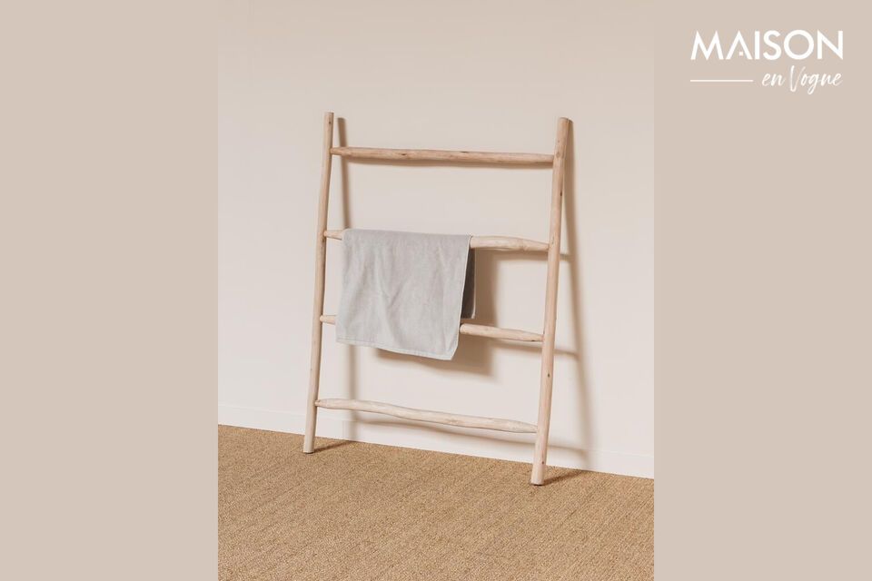 Abrace la elegancia y la funcionalidad con nuestra escalera de madera clara.