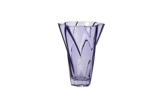 Florero de cristal violeta Bloom Clipped