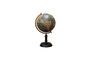 Miniatura Globo de madera negro Clipped