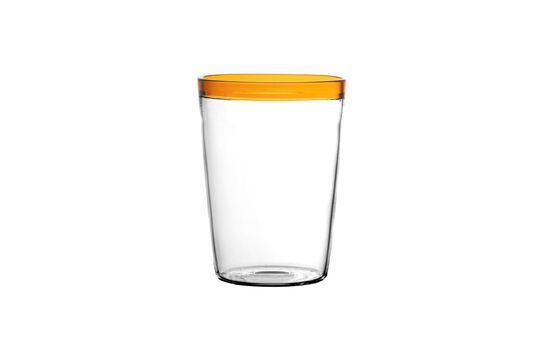 Gran vaso de agua de cristal ámbar Tarifa Clipped