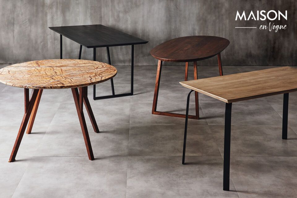 Transforme su mesa con elegancia y robustez.