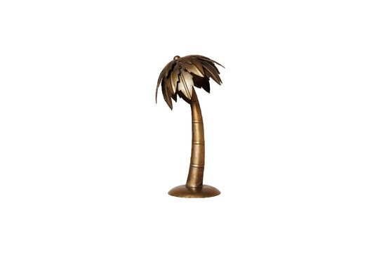 Lámpara de pie de metal dorado Palmera Clipped