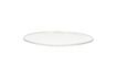 Miniatura Leggero plato llano de porcelana blanca 5