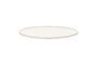 Miniatura Leggero plato llano de porcelana blanca Clipped