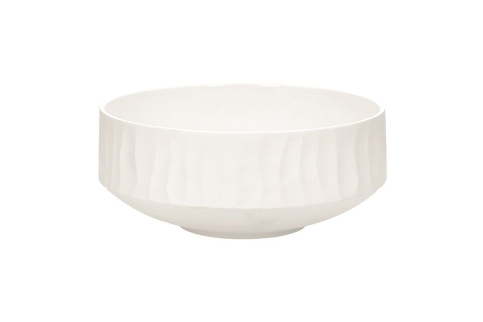 Leggero tazón de porcelana blanca para cereales Pomax