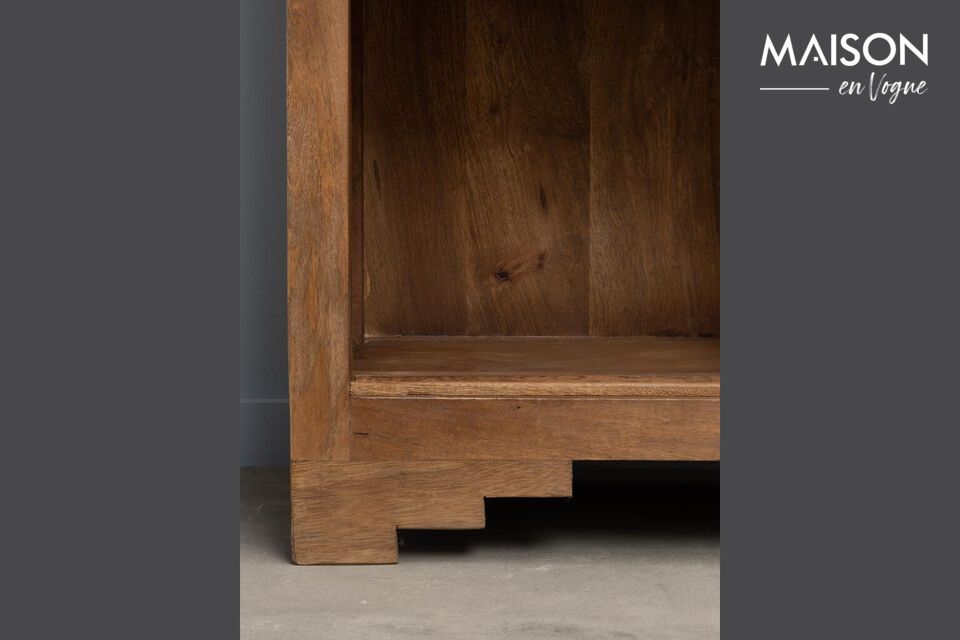 Elegancia y durabilidad con nuestra librería de madera de mango.