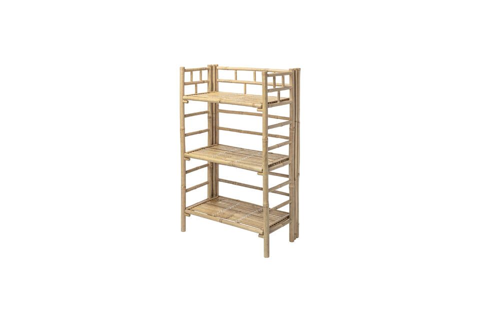 Librería plegable de bambú natural Zep - 10