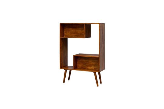 Librería reversible de madera oscura Open Clipped