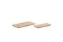 Miniatura Lote de 2 tablas de cortar Airy de roble claro Clipped