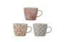 Miniatura Lote de 3 tazas de gres multicolor Genia Clipped