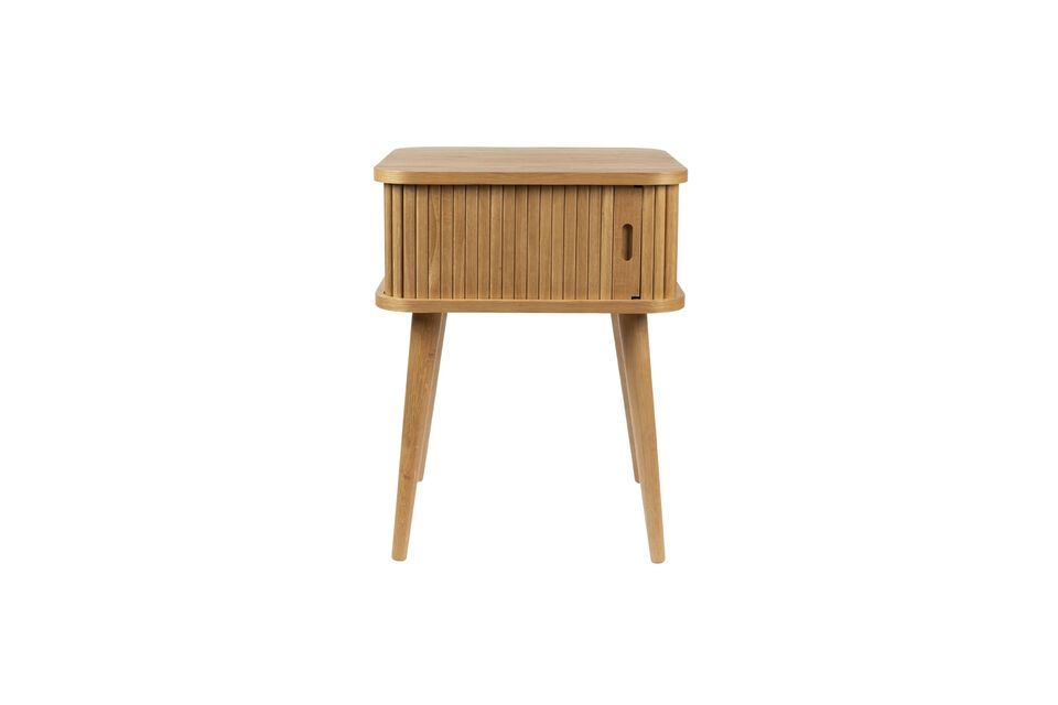 Mesa auxiliar de madera beige Barbier - 6